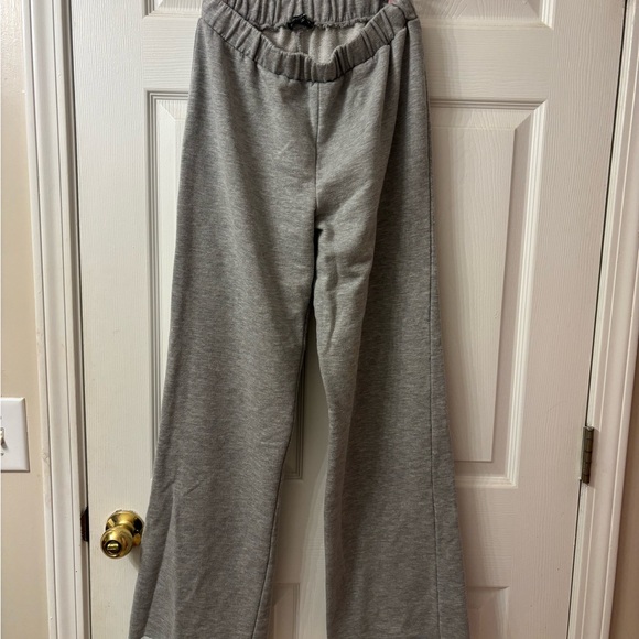 Fashion Nova Gray Off-Shoulder Cozy Knit Sweater and Pant Set - Picture 2 of 6